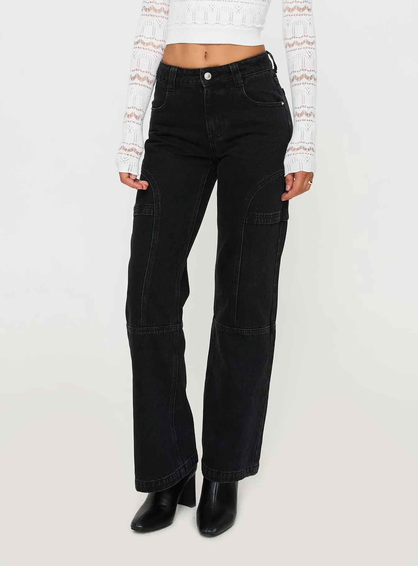 Adims Jeans Washed Black