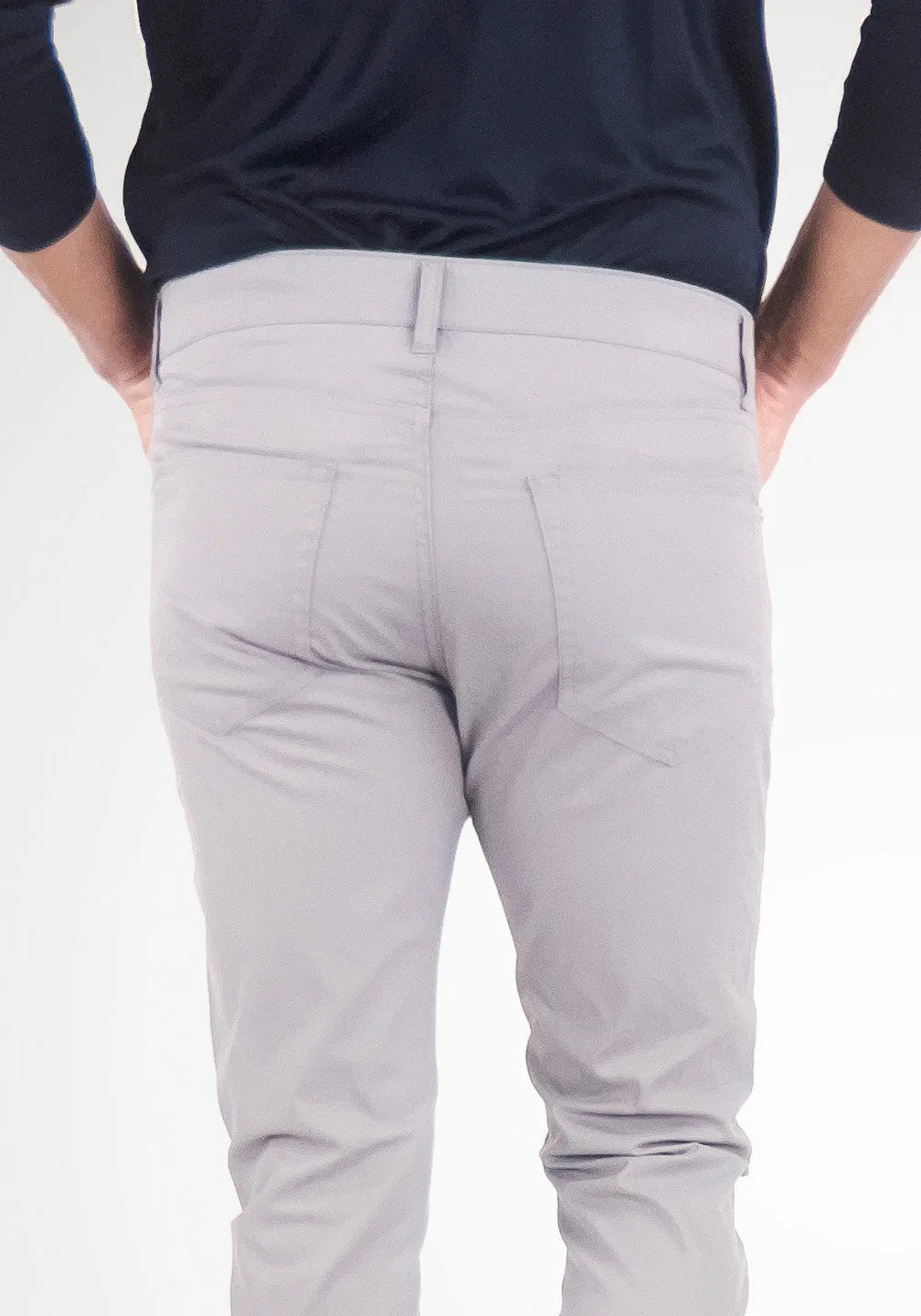 AIROTEC® Slim Fit Cotton Nylon 5-Pocket Pants
