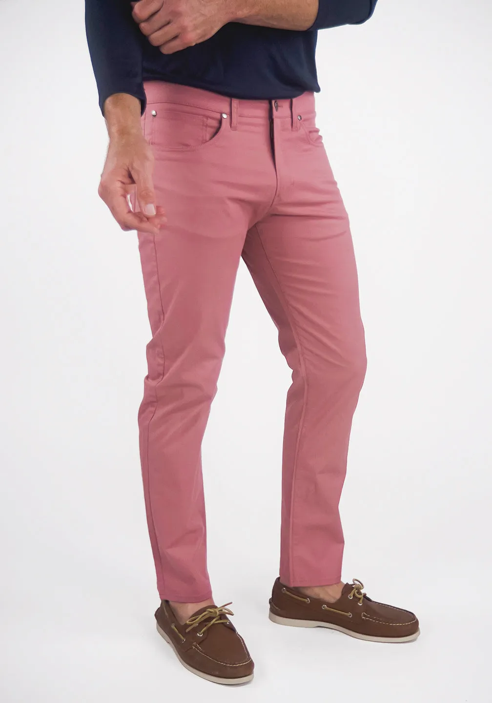 AIROTEC® Slim Fit Cotton Nylon 5-Pocket Pants