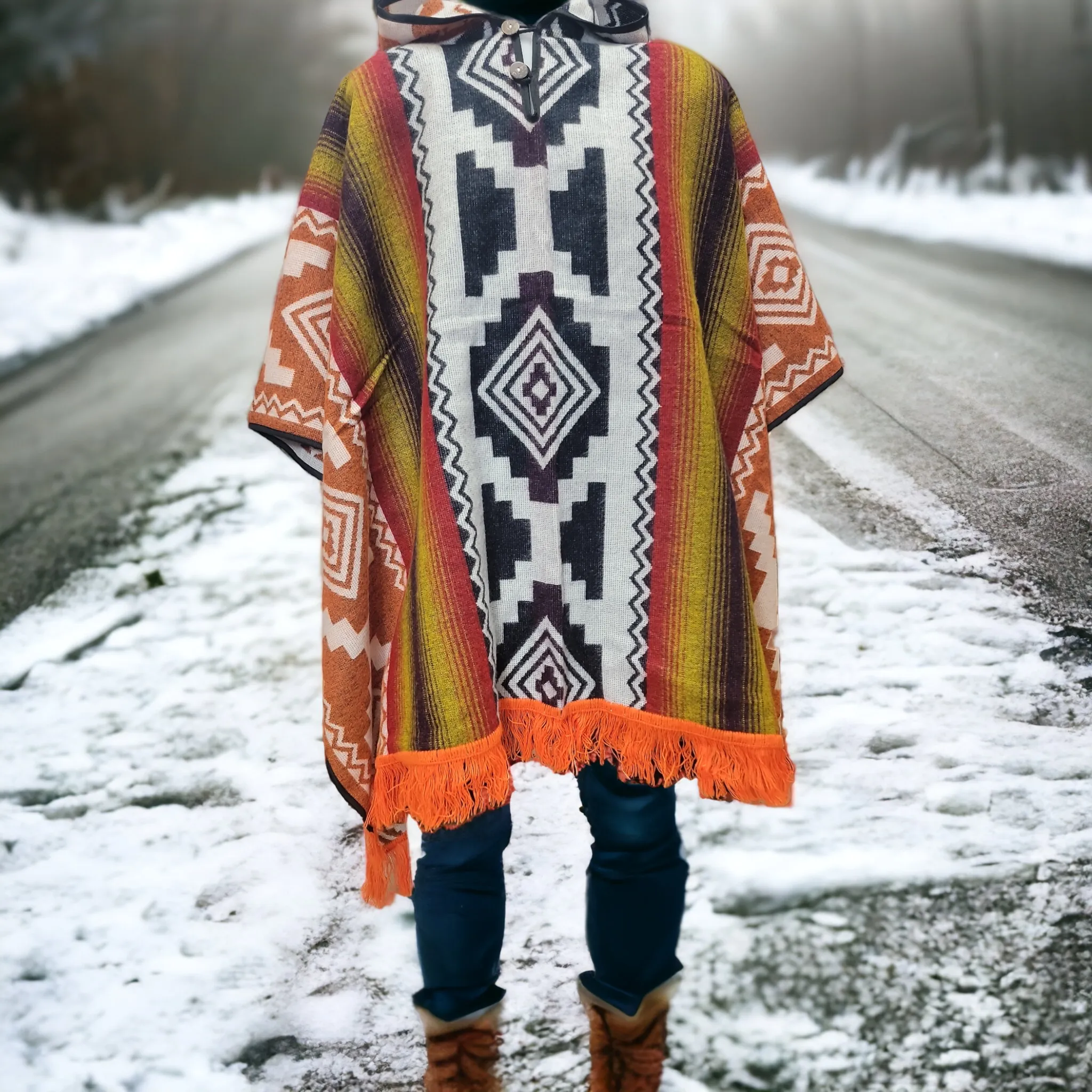Aucaman - HandMade Wool Poncho