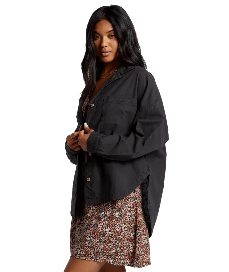 BILLABONG Stoked On You Oversized Shirt Jacket