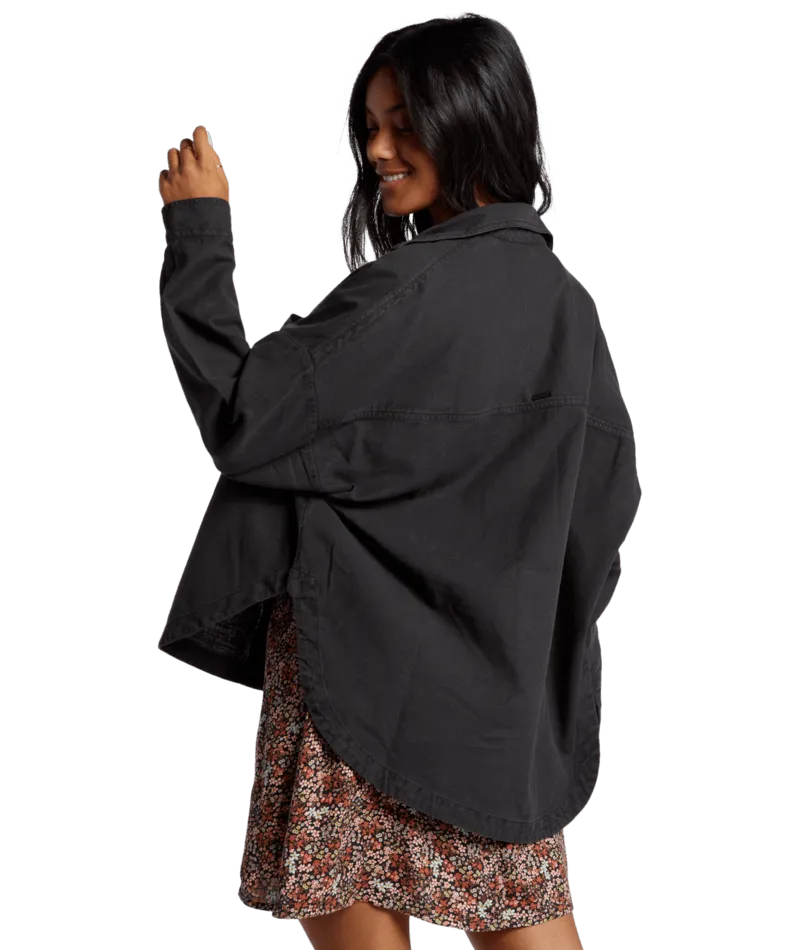 BILLABONG Stoked On You Oversized Shirt Jacket