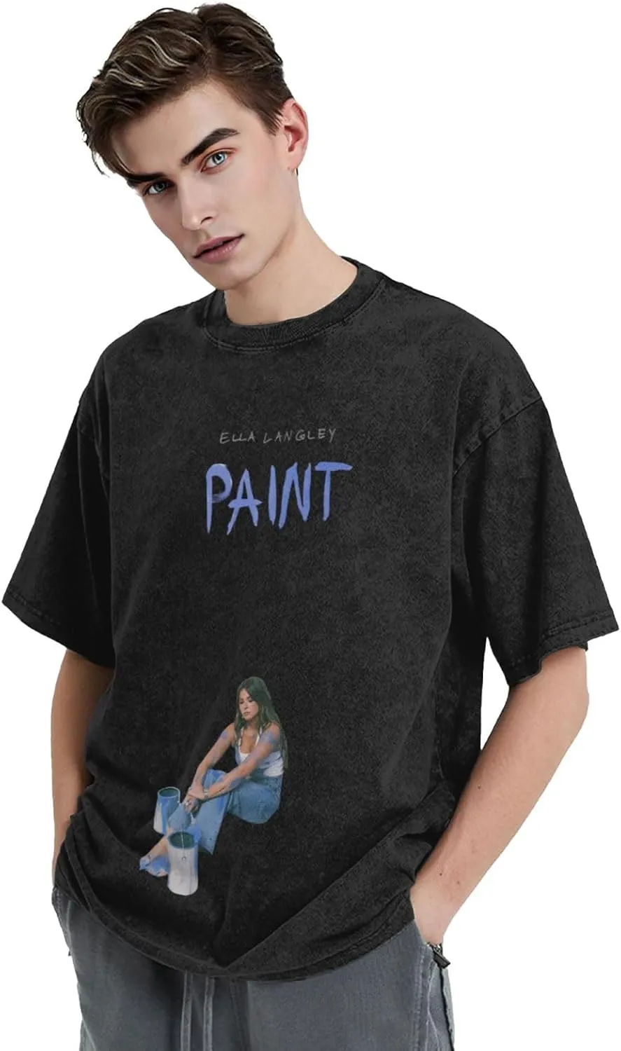 Cool in Summer Men's Breathable Short Sleeves are Versatile, and Sweatpants Can Be Used Comfortable