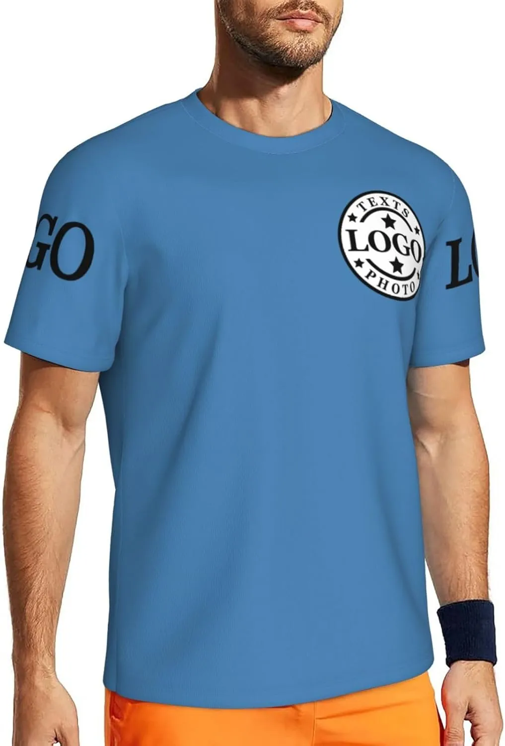 Custom T Shirts for Men Custom Tshirts Unisex Add Text Logo Photo Personalized Tshirts Customized T Shirts Front Back
