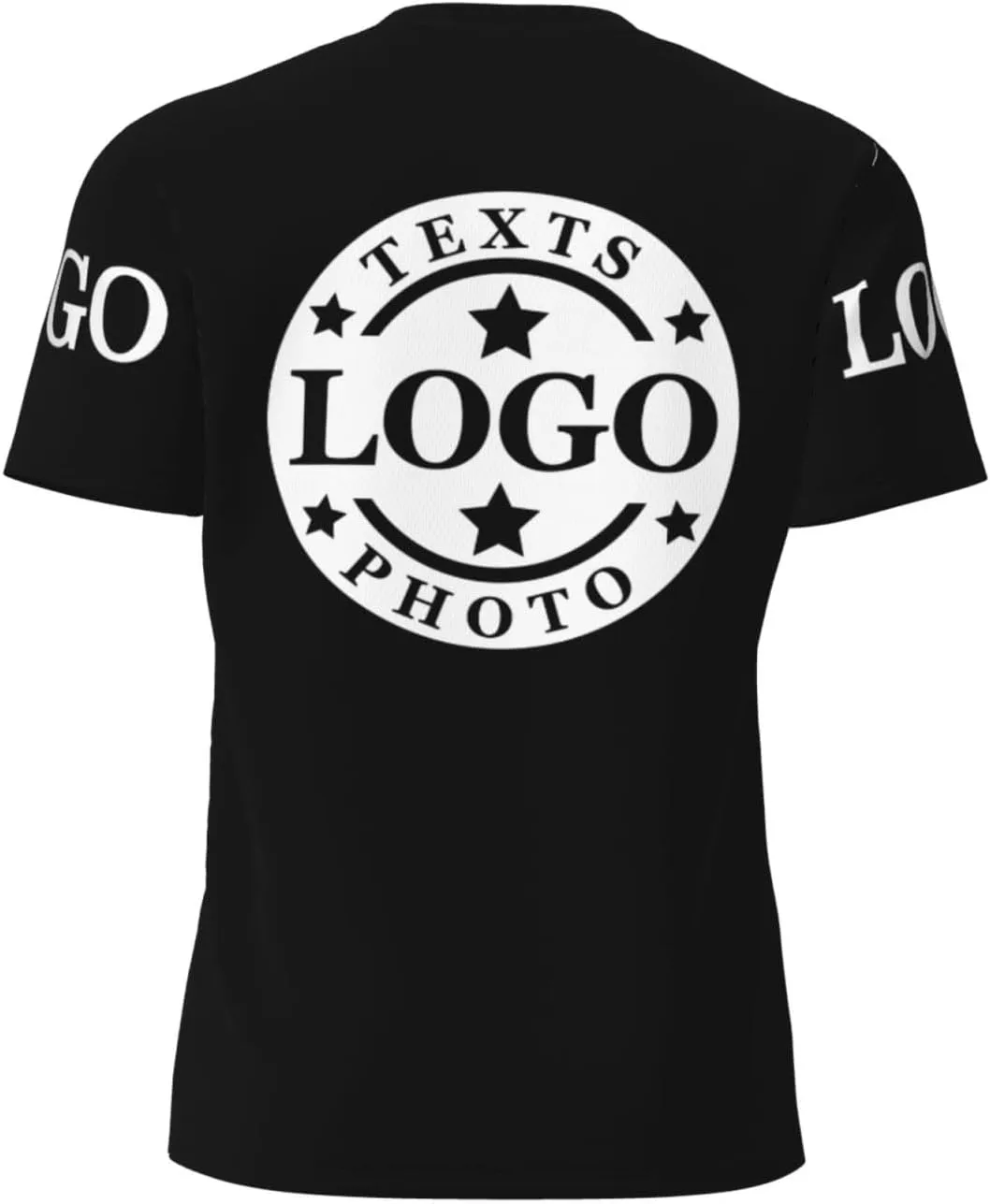 Custom T Shirts for Men Custom Tshirts Unisex Add Text Logo Photo Personalized Tshirts Customized T Shirts Front Back