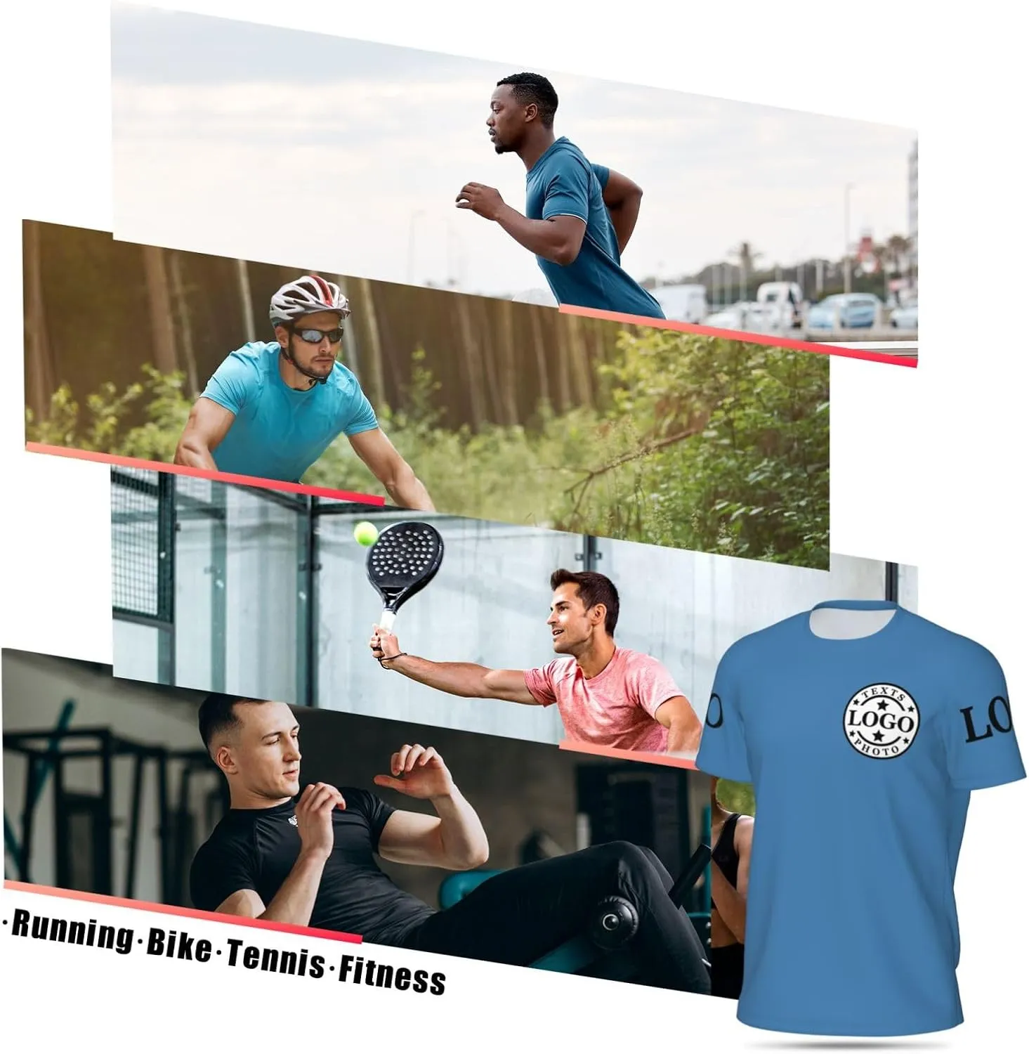 Custom T Shirts for Men Custom Tshirts Unisex Add Text Logo Photo Personalized Tshirts Customized T Shirts Front Back