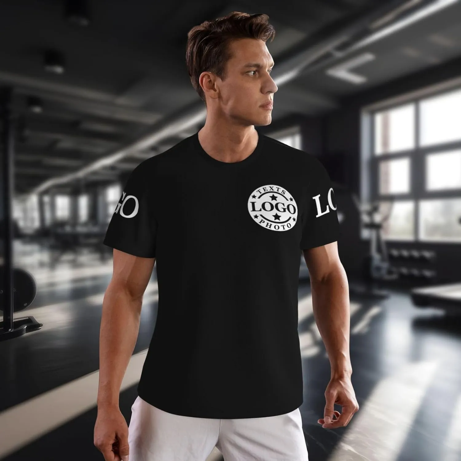 Custom T Shirts for Men Custom Tshirts Unisex Add Text Logo Photo Personalized Tshirts Customized T Shirts Front Back