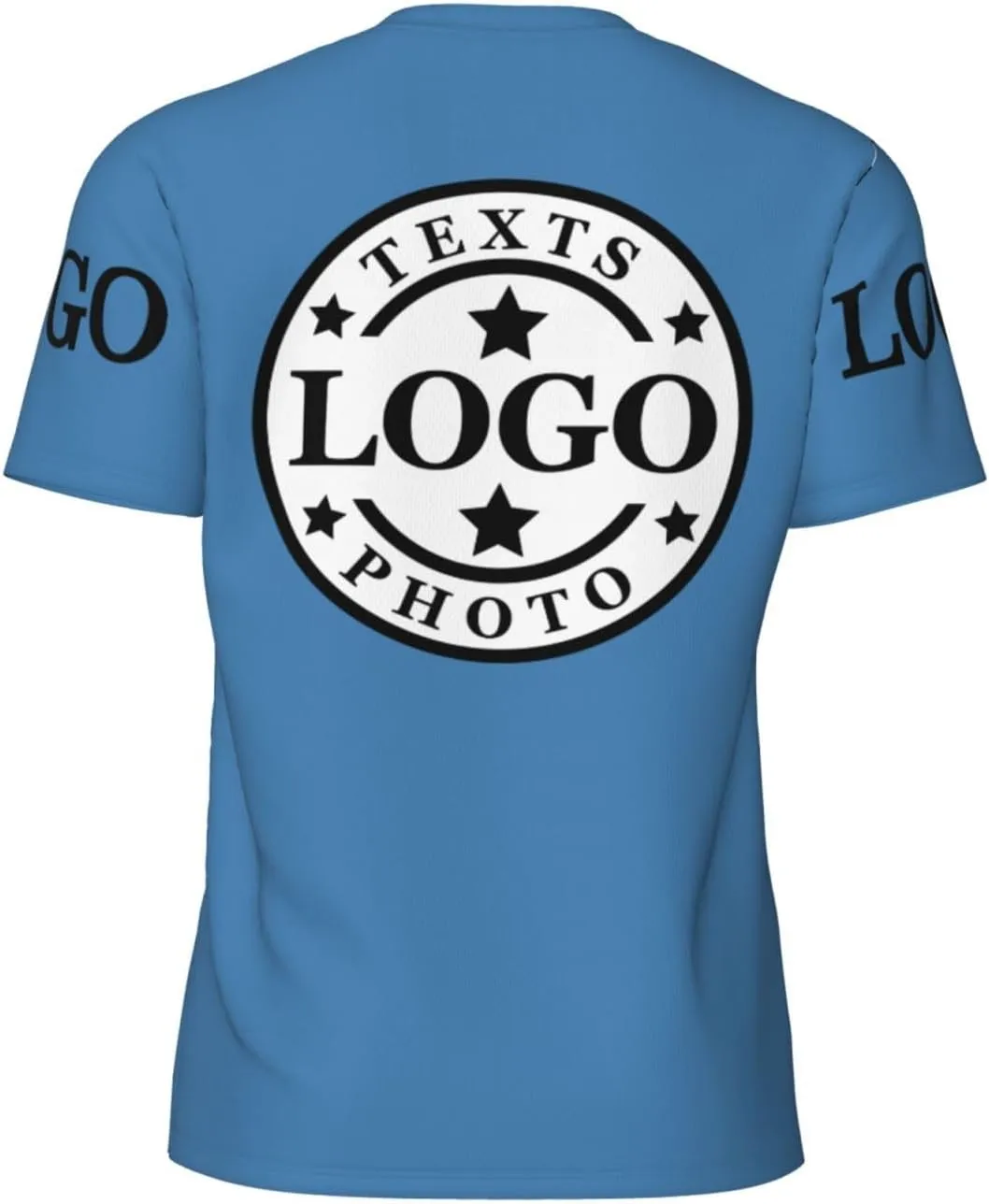 Custom T Shirts for Men Custom Tshirts Unisex Add Text Logo Photo Personalized Tshirts Customized T Shirts Front Back