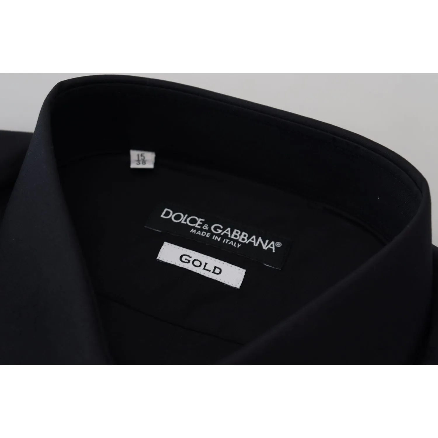 Dolce & Gabbana Chic Black Cotton Dress Shirt