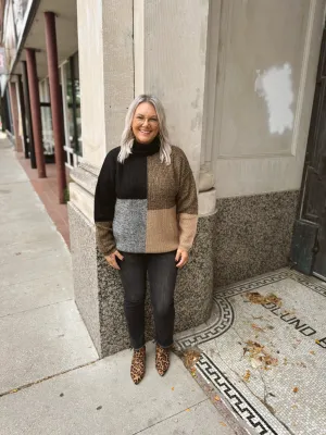 Elan Color Block Sweater