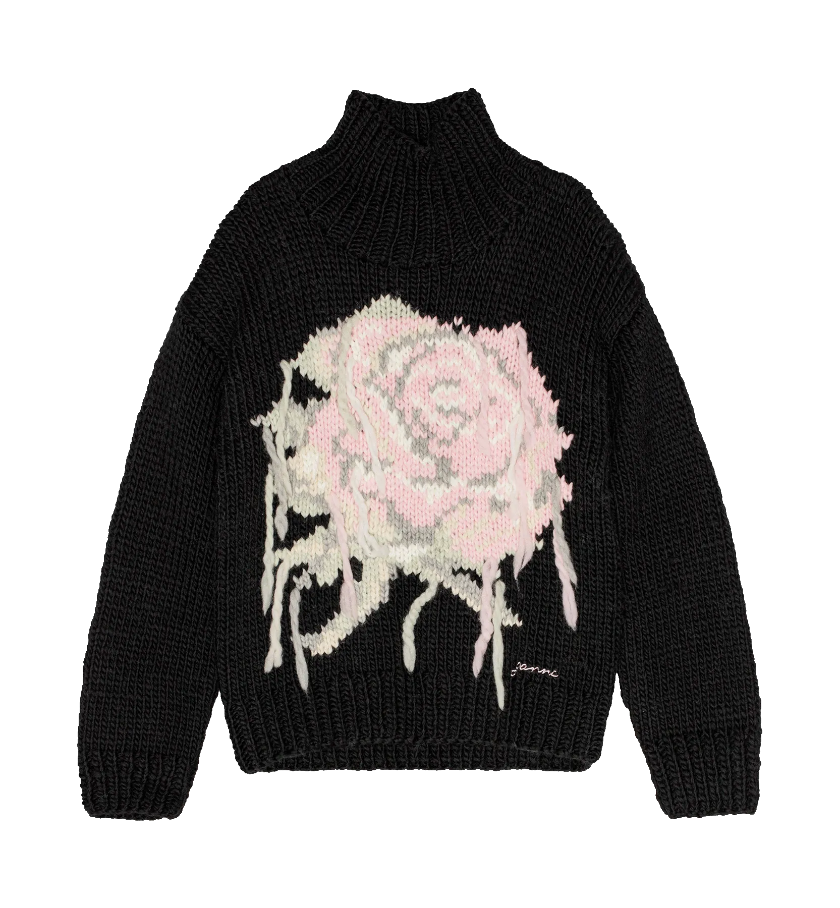 GANNI Graphic Turtleneck