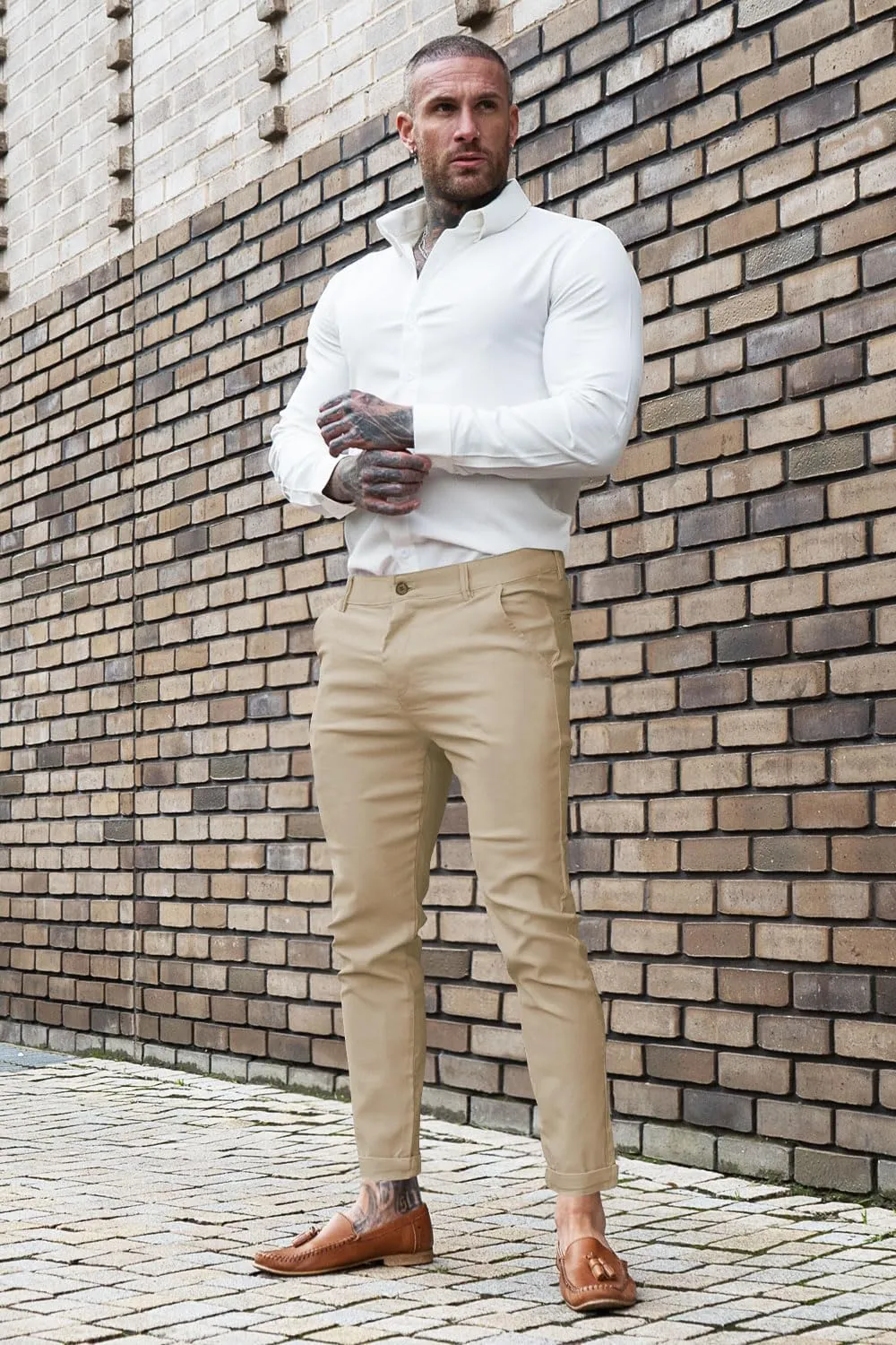 GINGTTO Mens Dress Pants Slim Fit Chino Pants for Men Stretch