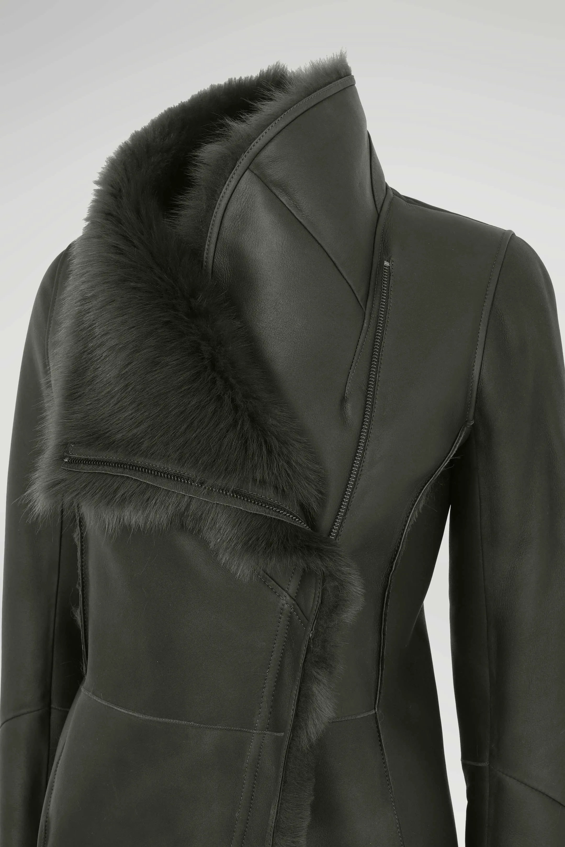 Green Shearling Jacket