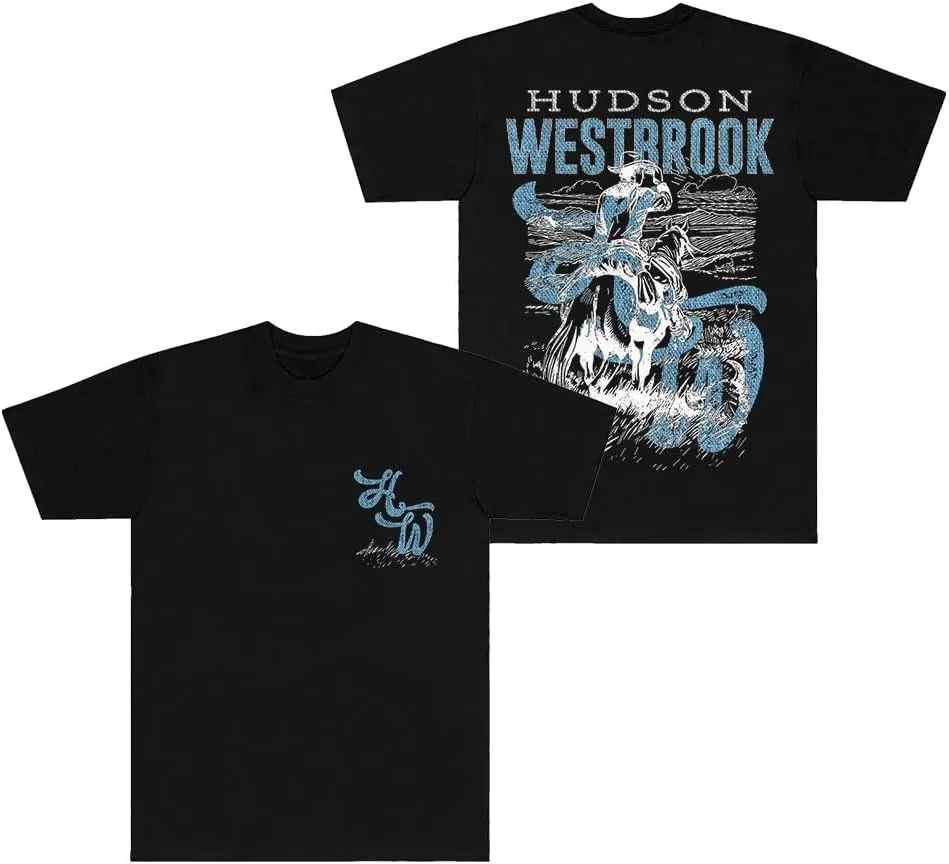 Hudson Westbrook Cowboy T-Shirts Take Your Time Tour Merch Cosplay Unisex Fashion Crewneck Short Sleeve Tee
