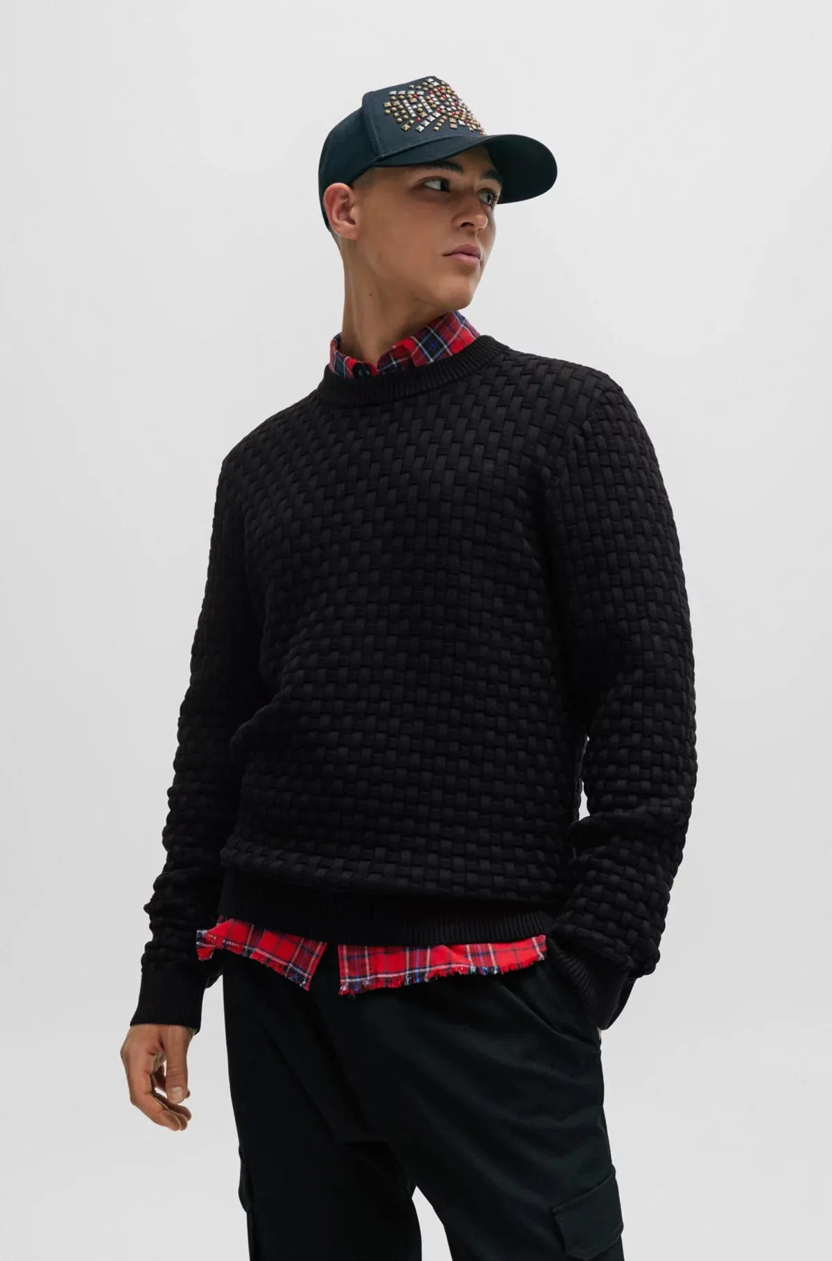 HUGO Crew Neck Knitwear - Stubon