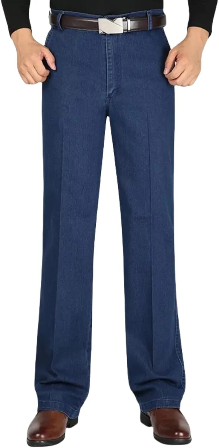 Jett Jeans for Older Men, Jettjeans3 - Men's Classic Straight Fit Stretch Jeans, Jetjeans Stretch Denim for Men