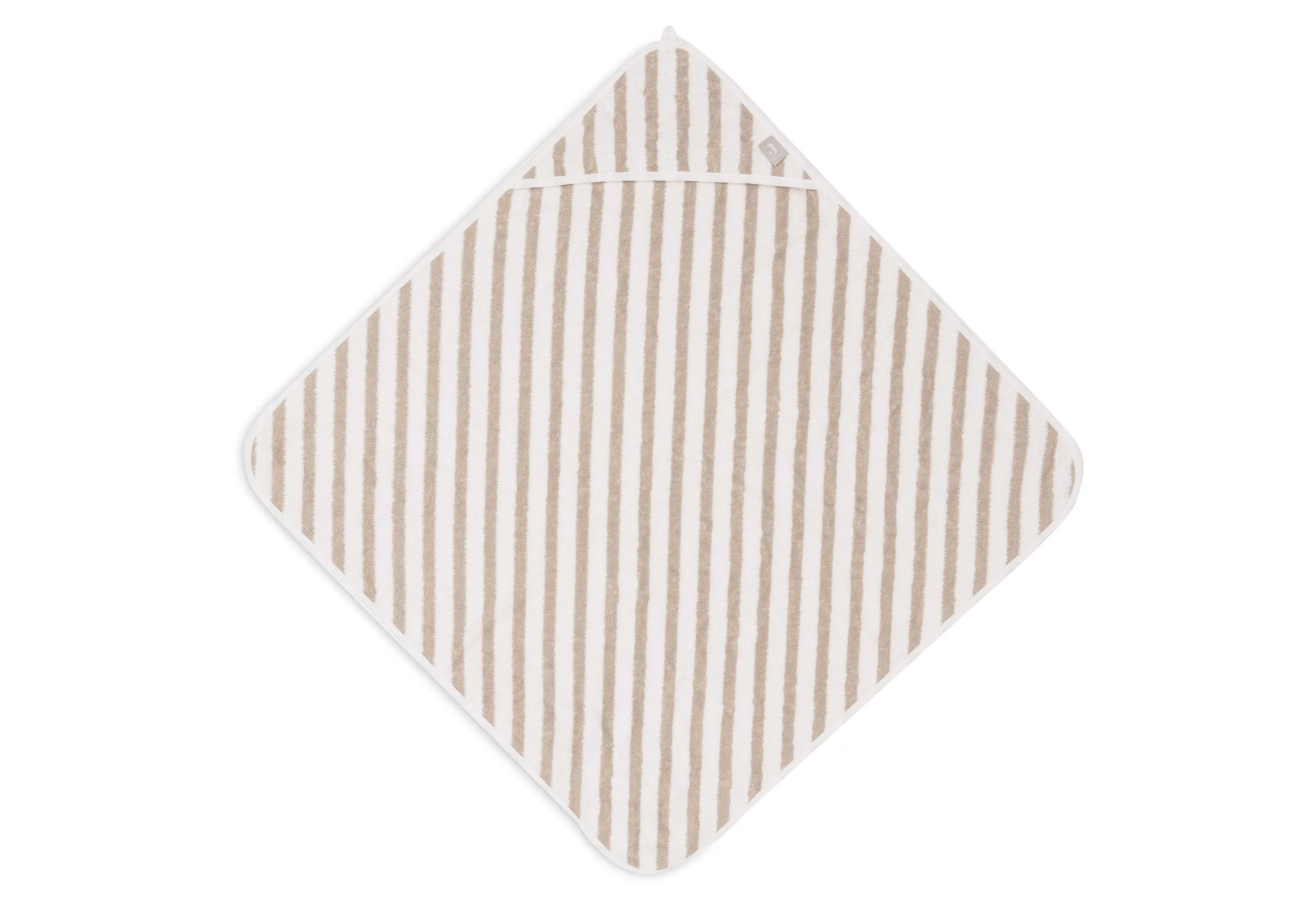Jollein Bathcape 75x75cm | Stripe Terry Olive Green Gots