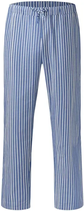 Mens Casual Linen Elastic Waist Drawstring Lightweight Loose Fit with Pockets Summer Beach Yoga Trouser Pants