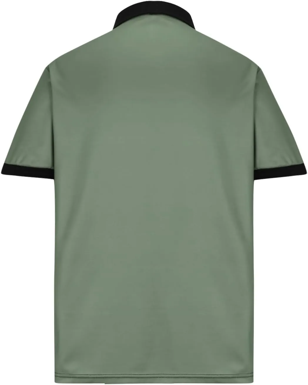 Men's Classic Collar Tshirts Strips Contrast Color Patchwork Pullover Summer Shirts Causal Short Sleeve
