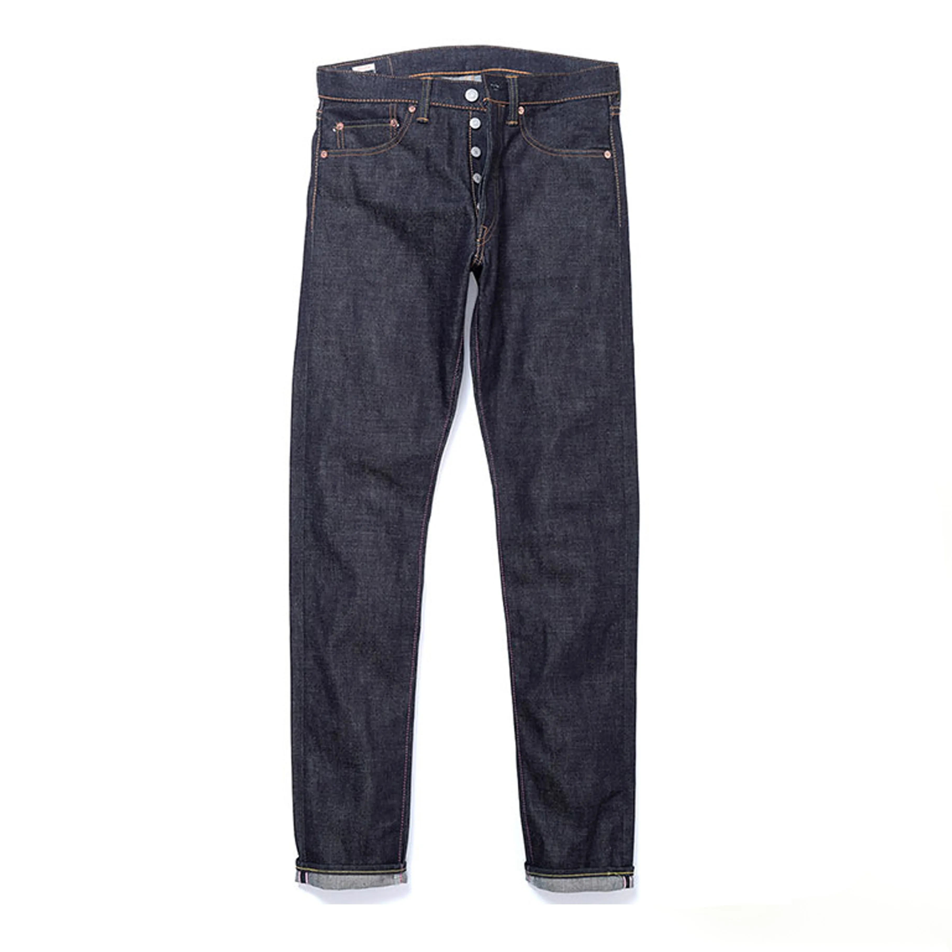 Momotaro - High Tapered - 18oz Zimbabwe w/ Battle Stripes