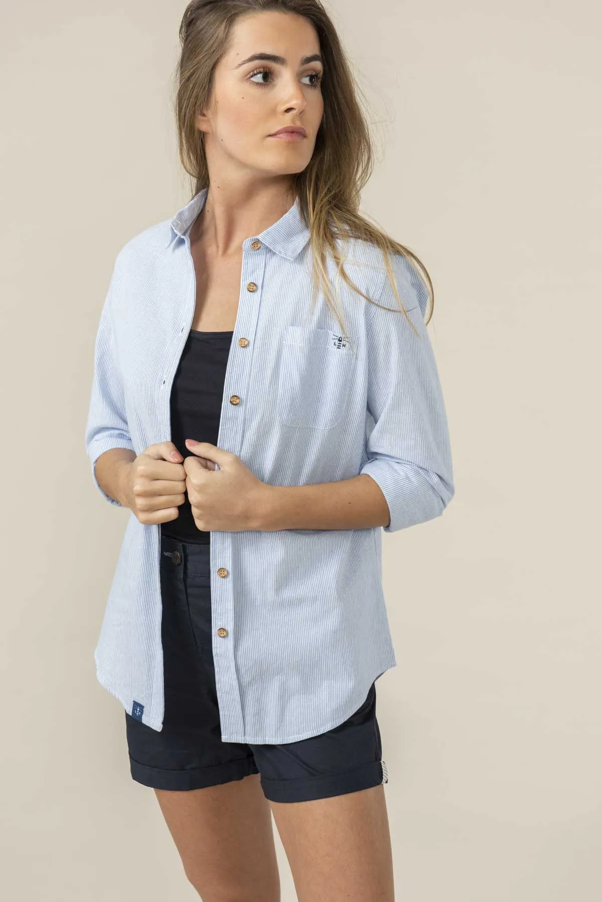 Ocean Shirt - Washed Denim
