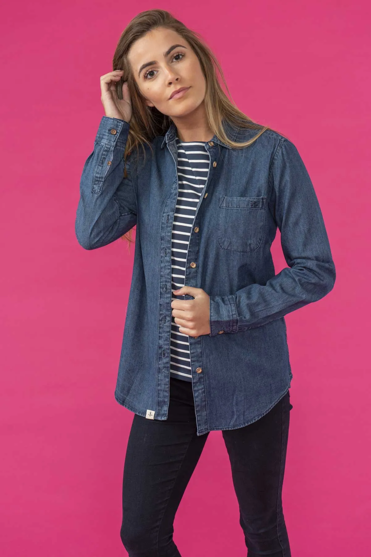Ocean Shirt - Washed Denim