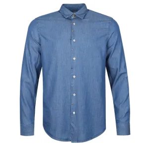 Paul Smith Regular Fit Shirt in Denim Blue