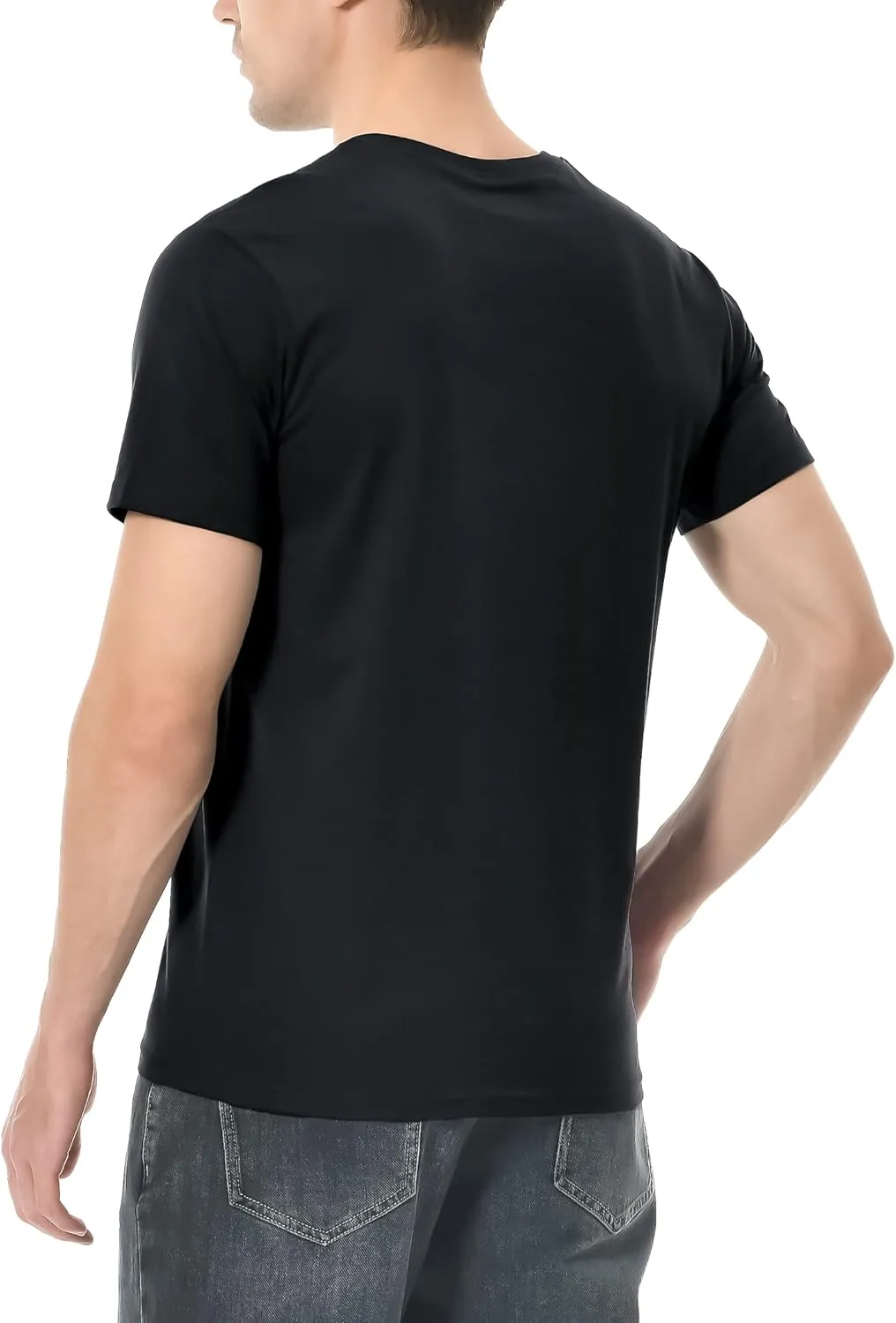 Pioneer Camp Mens T Shirts Cotton Casual Crew Neck Short/Long Sleeve Basic Heavyweight Soft Plain Tees Classic Fit Tshirts