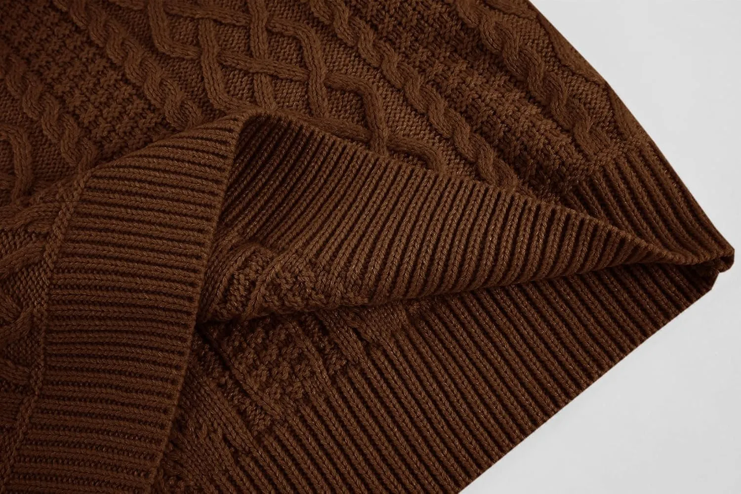 Runcati Mens Shawl Collar Sweaters Casual Cable Knit V-Neck Slim Fit Fall Winter Lightweight Pullover Sweater Knitwear