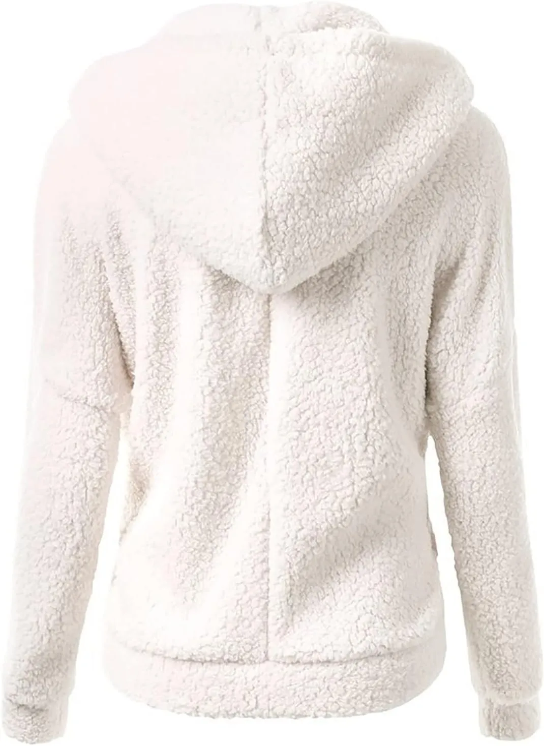 Sherpa Jackets For Women Winter Coats Faux Fur Lined Hooides Oversized Fluffy Fuzzy Fleece Jacket Casual Warm Outerwear