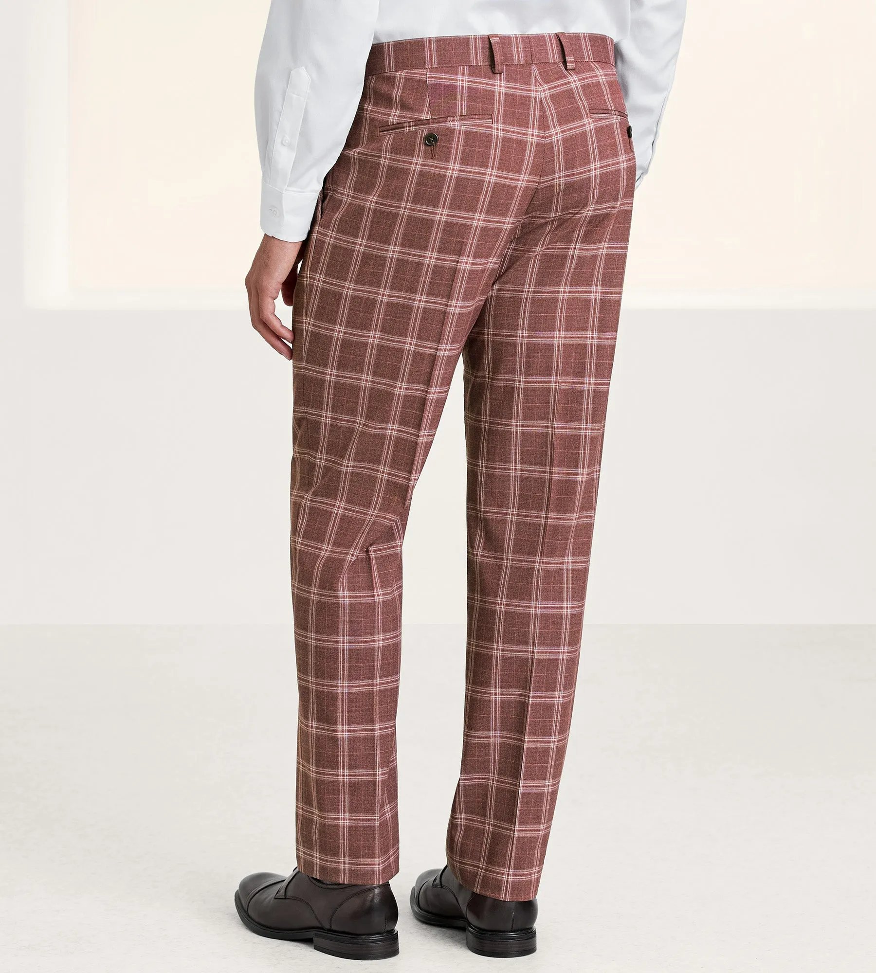 Slim Fit Check Suit Separate Pants