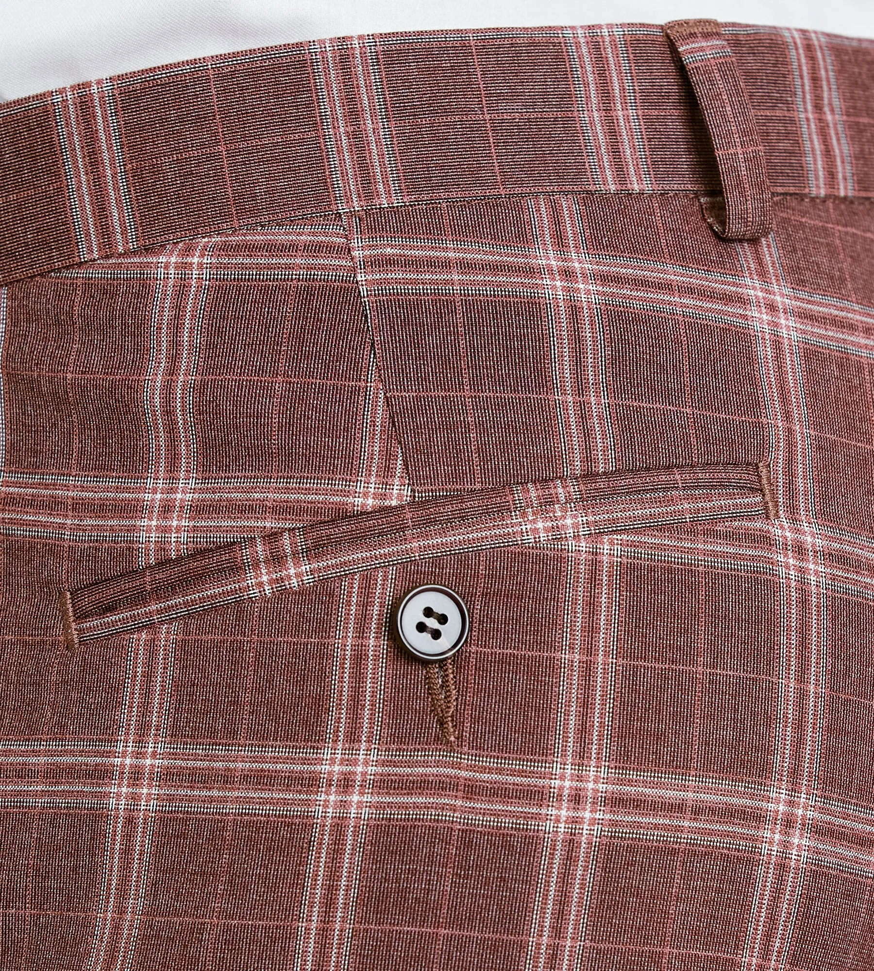 Slim Fit Check Suit Separate Pants