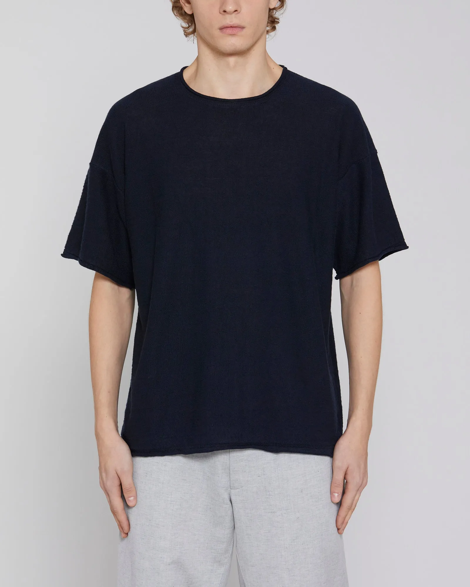 T-shirt Terry Blue Navy