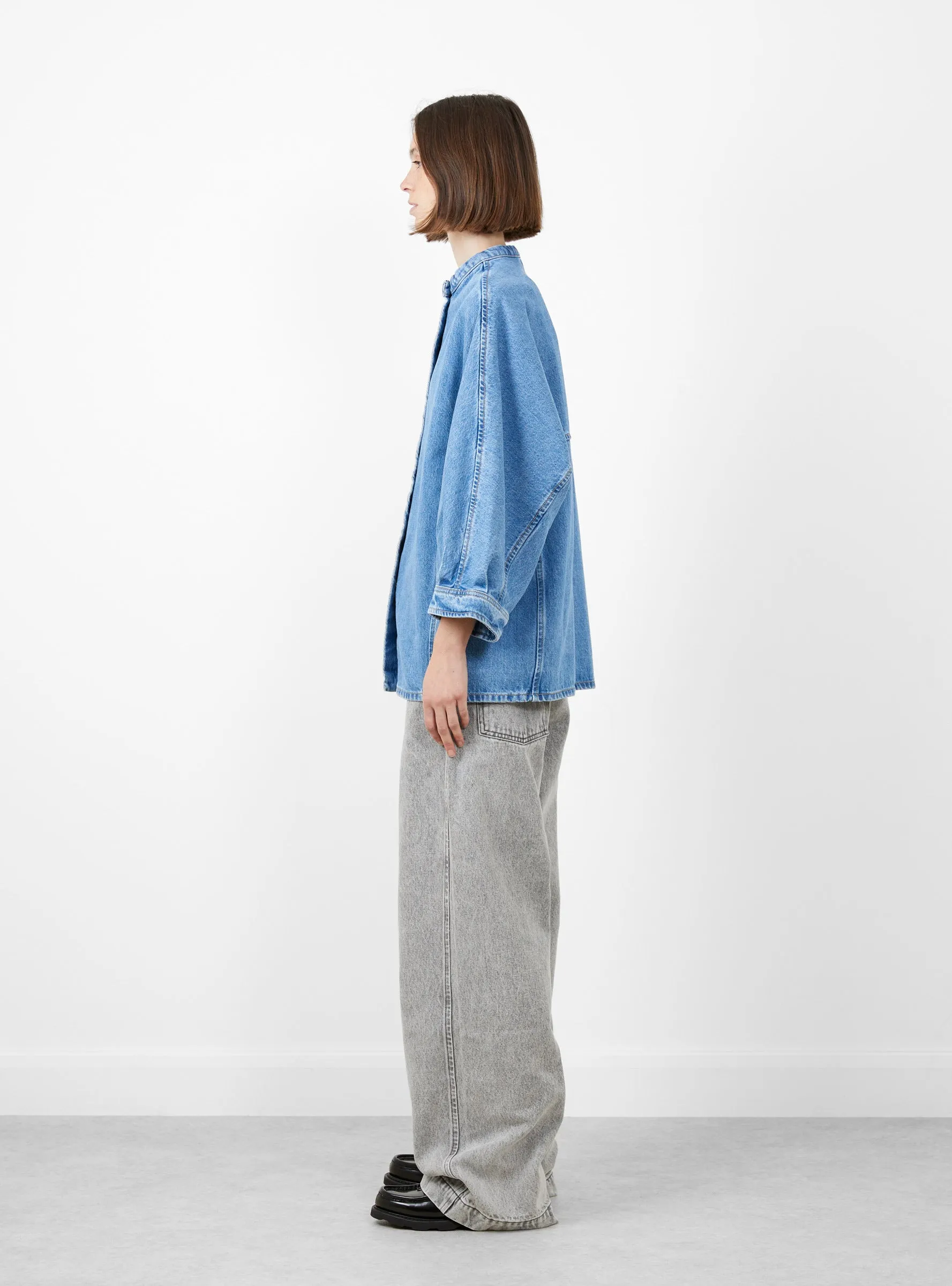 Tahari Top Blue Denim