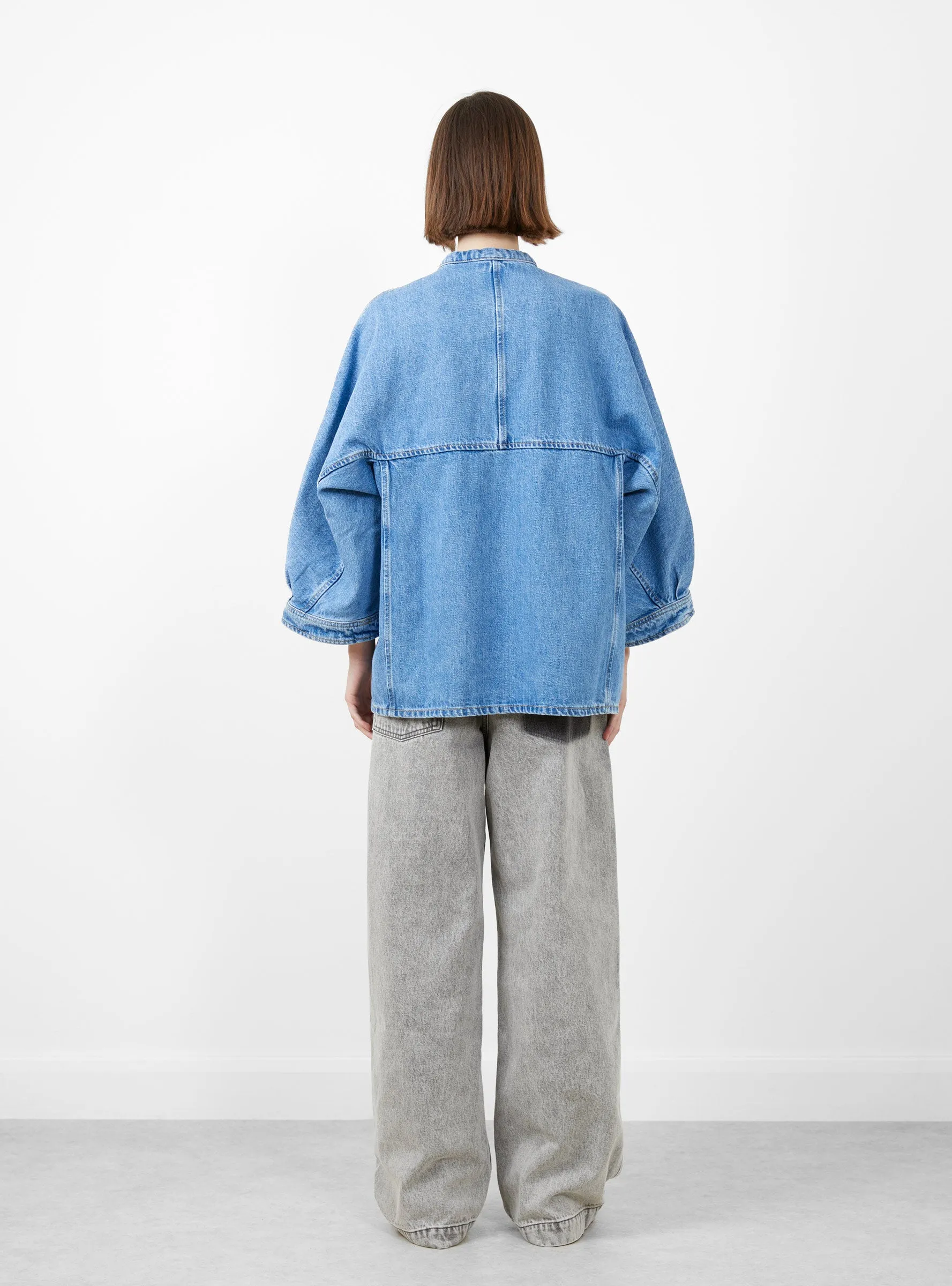 Tahari Top Blue Denim