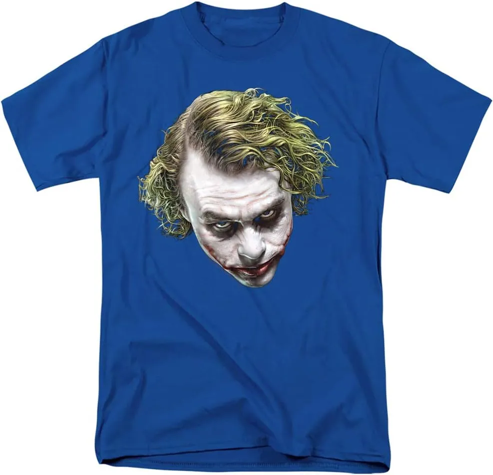 The Dark Knight Heath Ledger Painted Joker Head T Shirts & Stickers