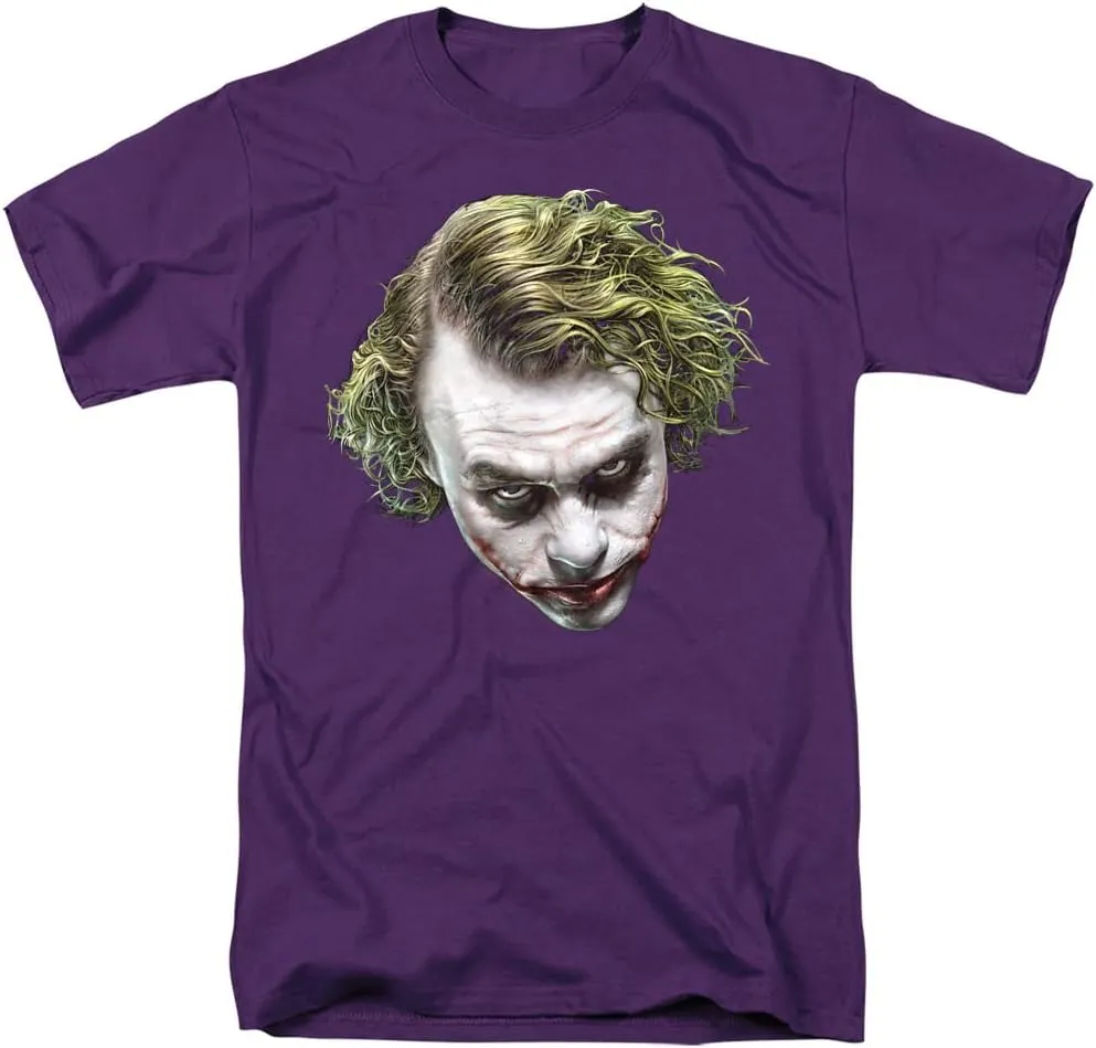 The Dark Knight Heath Ledger Painted Joker Head T Shirts & Stickers