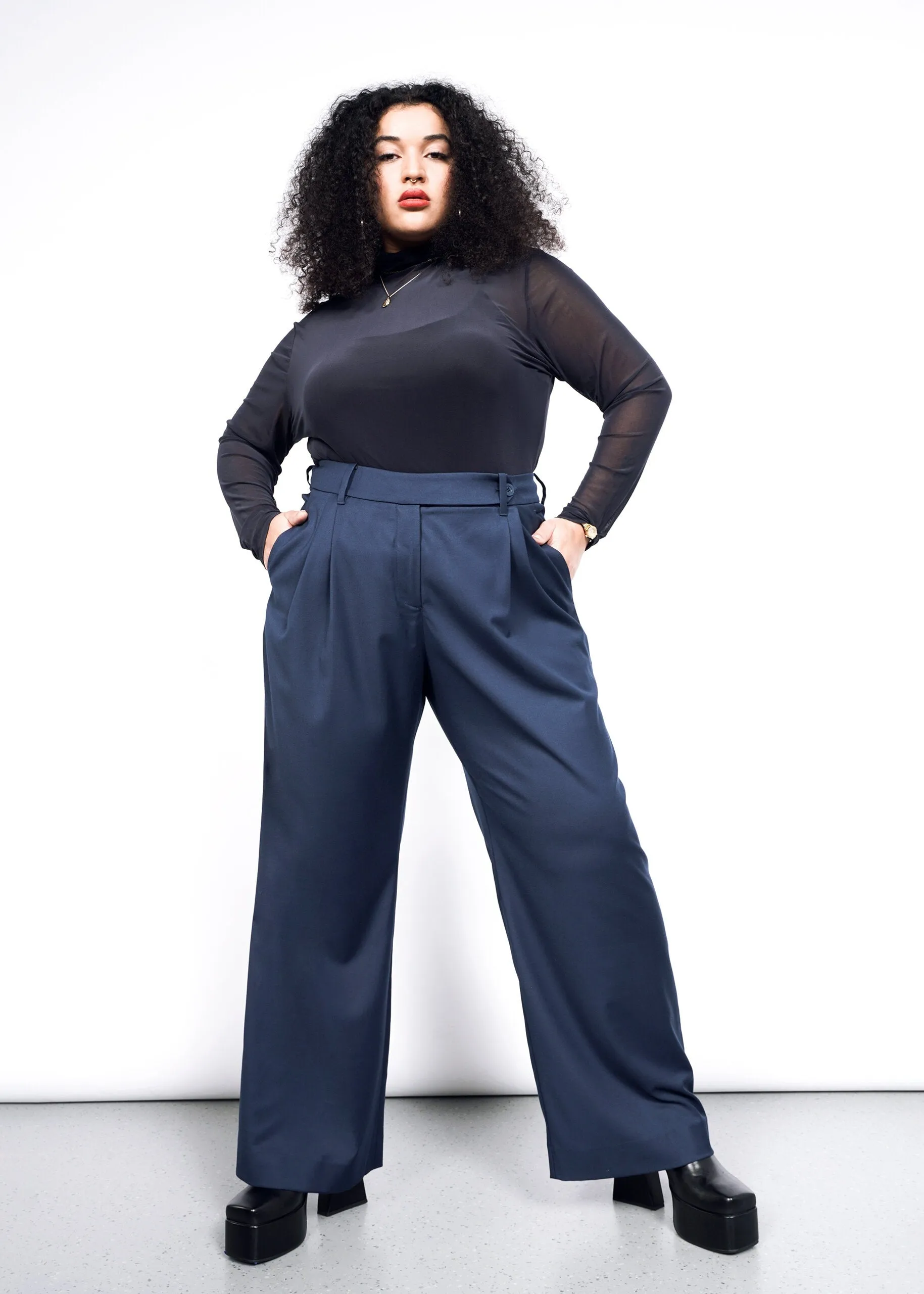 The Empower Colorblock Wide Leg Trouser