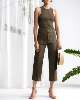 The Marine Standard Rise Crop Trouser Pant