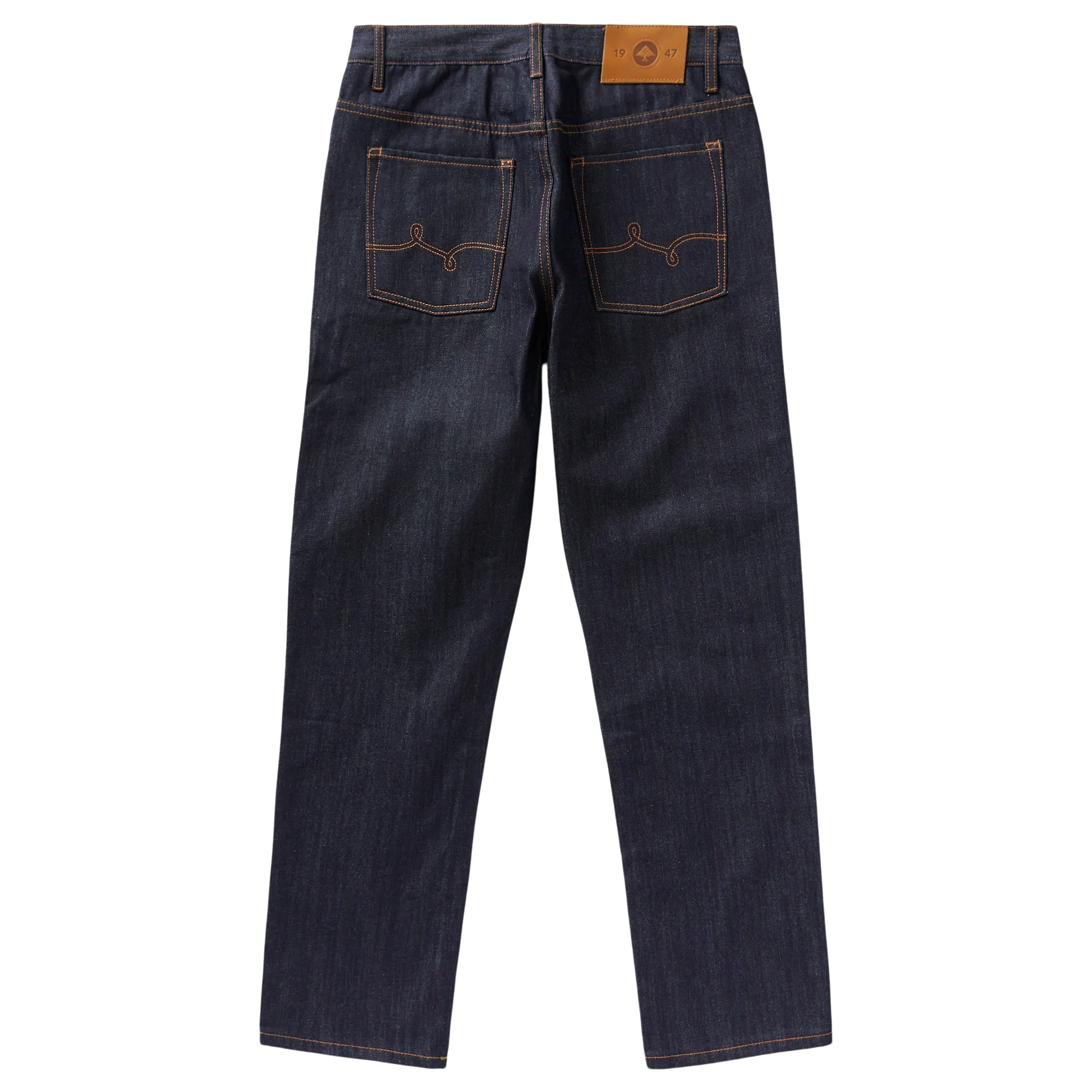 TRUE TAPER DENIM JEANS - RAW INDIGO