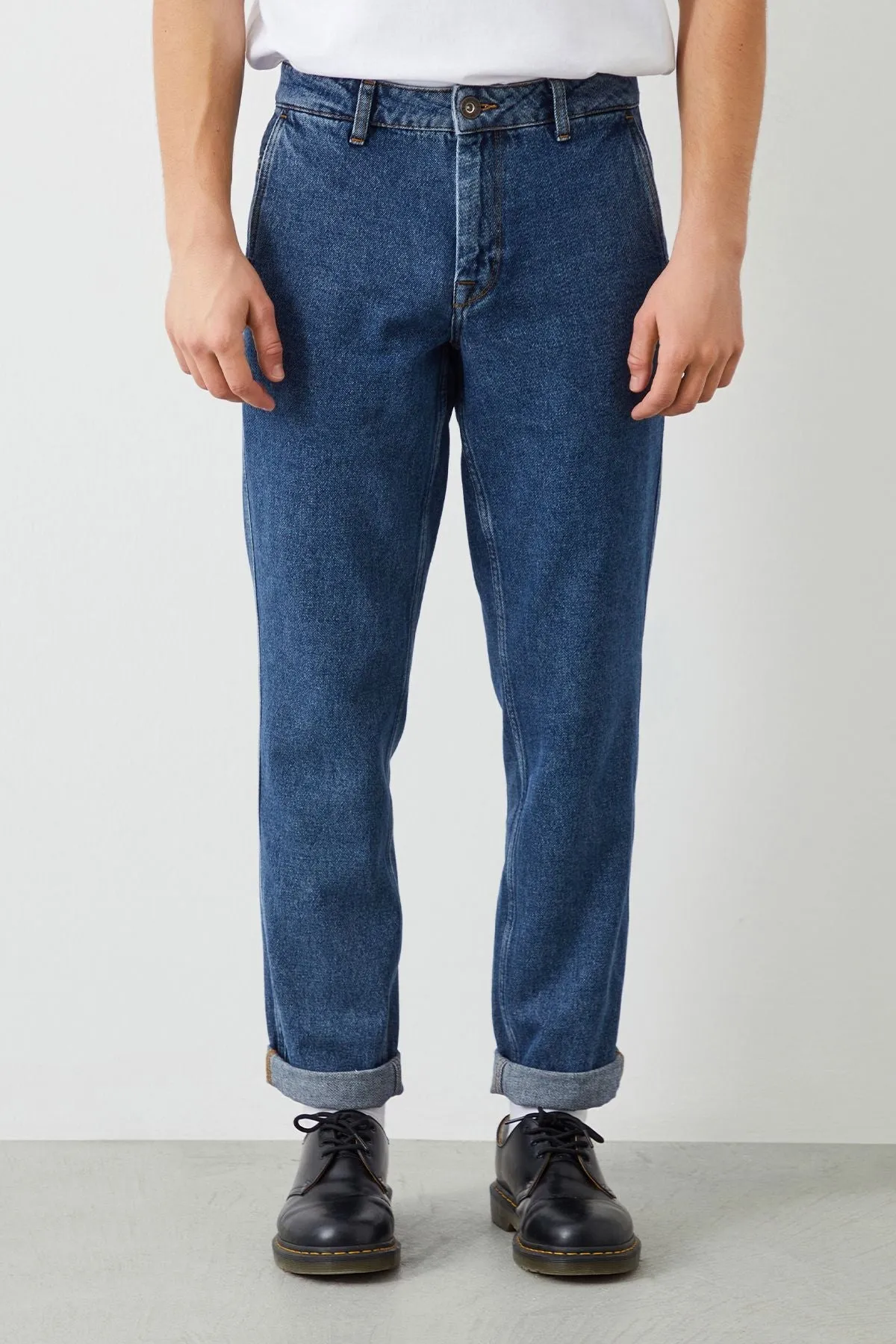 Vin Carrot Fit Vintage Wash Organic Fabric Men's Jeans