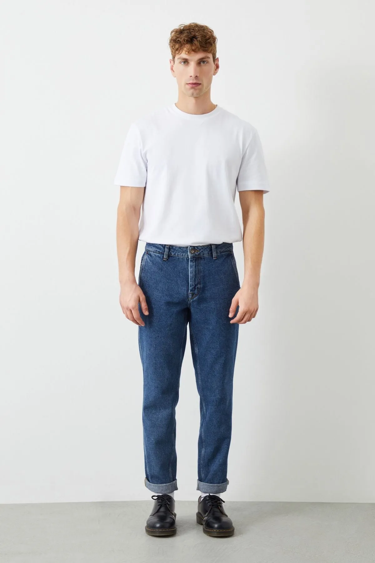 Vin Carrot Fit Vintage Wash Organic Fabric Men's Jeans
