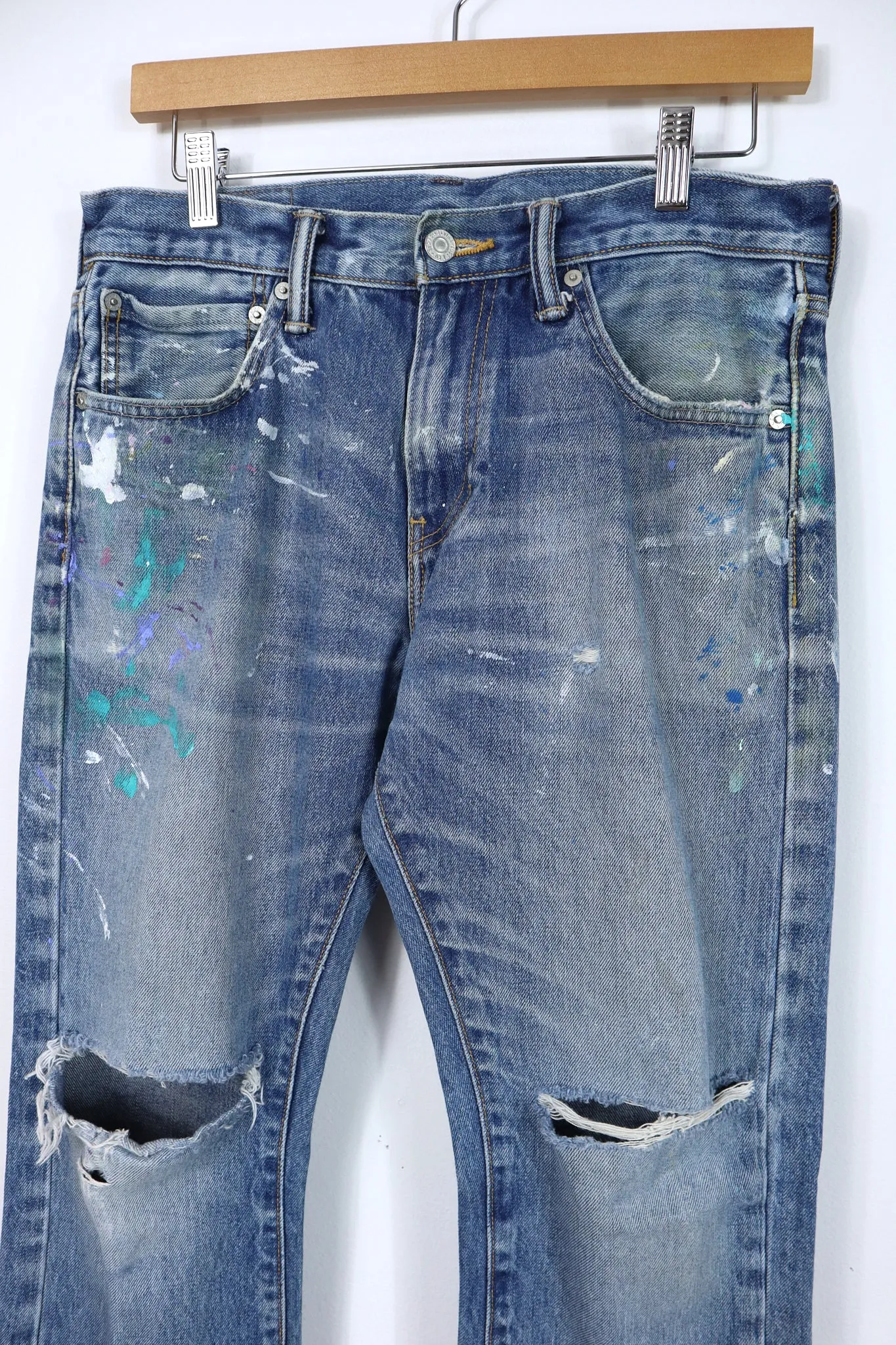 Vintage Levi's 527 Distressed Jeans - Slim Bootcut