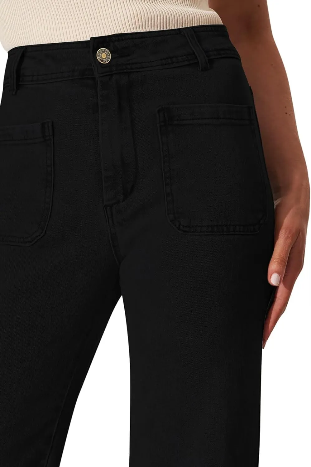 Wide Leg Jeans for Women - High Waisted Baggy Jeans Stretch Loose Denim Pants