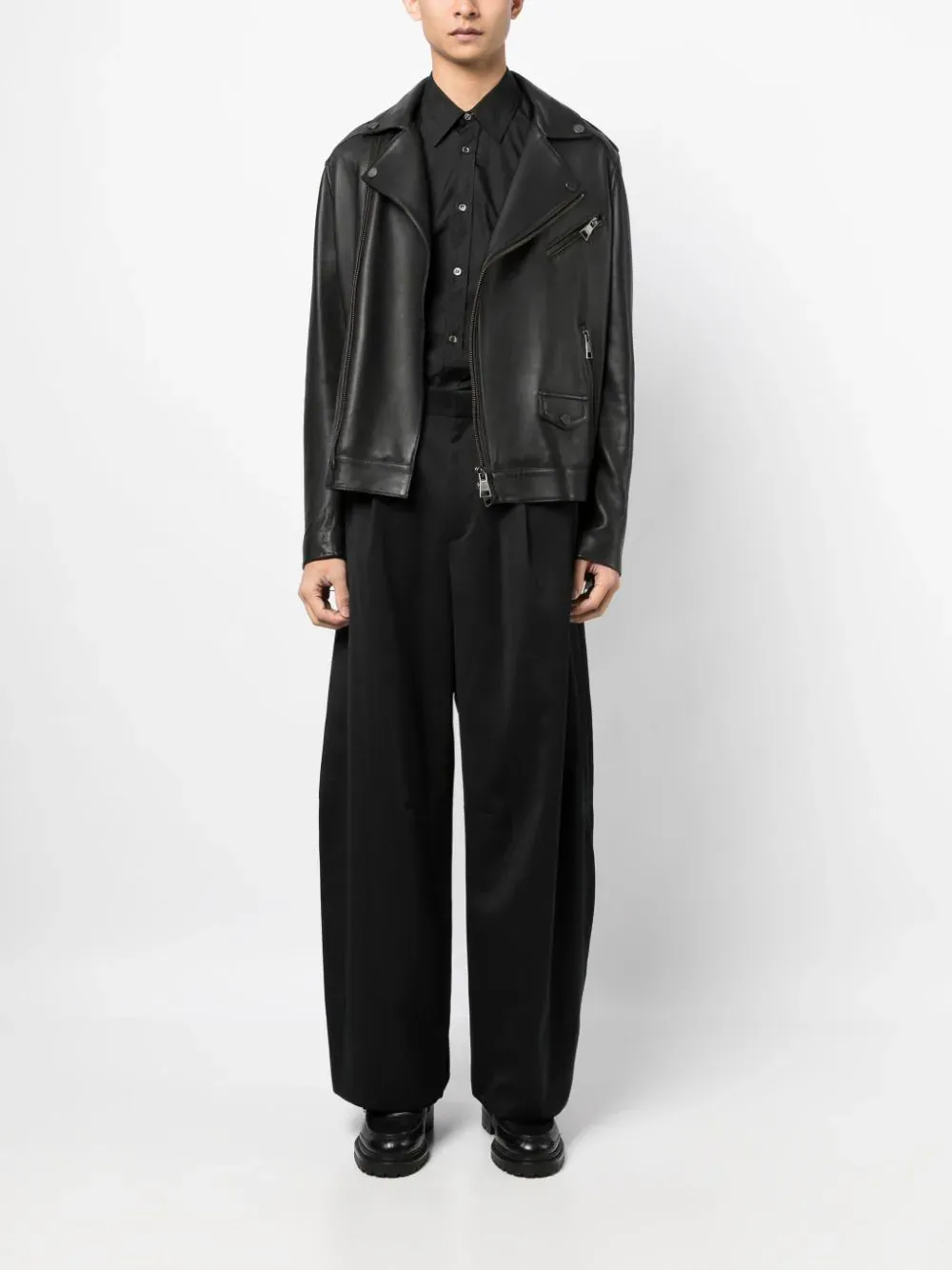 Wide Leg Trouser Venetian Wool