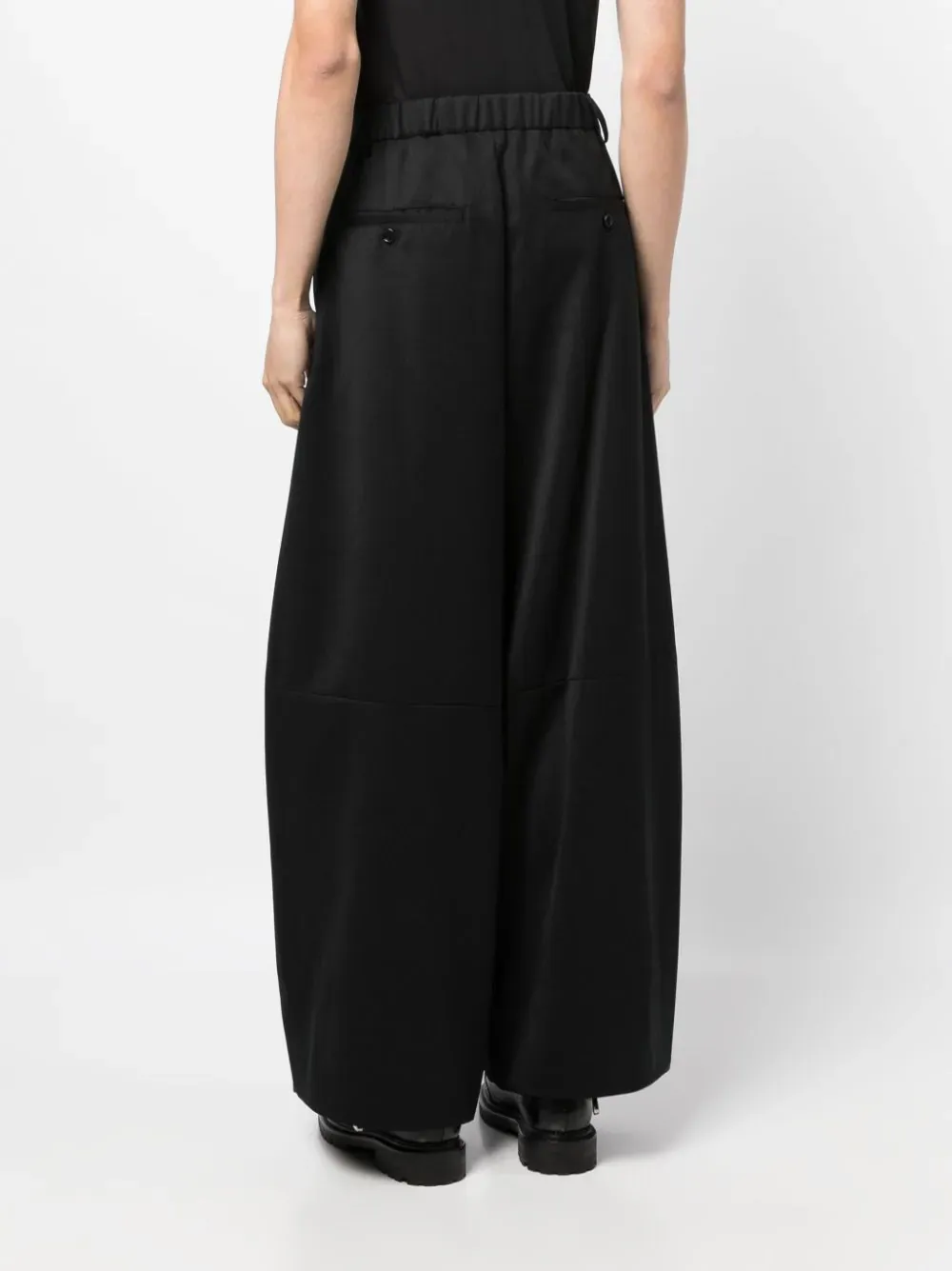 Wide Leg Trouser Venetian Wool